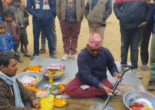 डुडुवाको सबैभन्दा ठूलो सडक योजनाको निर्माण शुरु